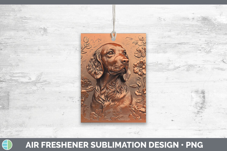 GorgeousDogs 05 Copper Relief Air Freshener design.