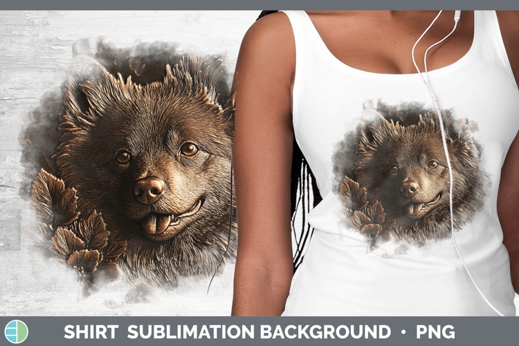 Dogs 05 Copper Relief Finnish Lapphund Shirt Sublimation Sub