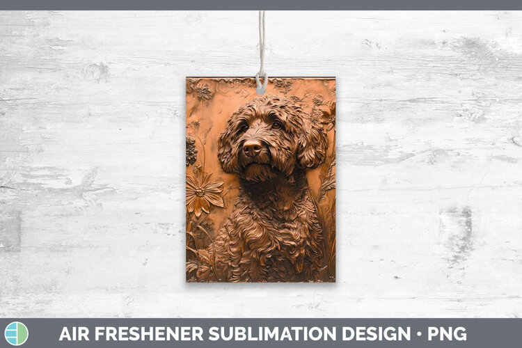 GorgeousDogs 05 Copper Relief Air Freshener design.