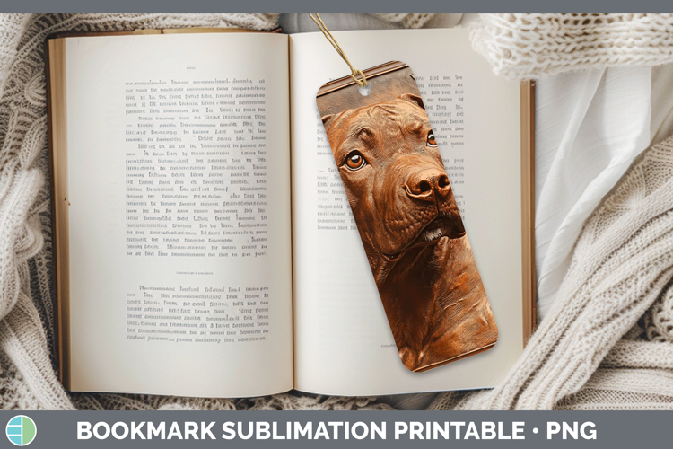 Dogs 05 Copper Relief Podenu Canario Bookmark Sublimation Pr