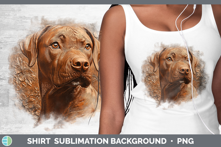 Dogs 05 Copper Relief Podenu Canario Shirt Sublimation Subli