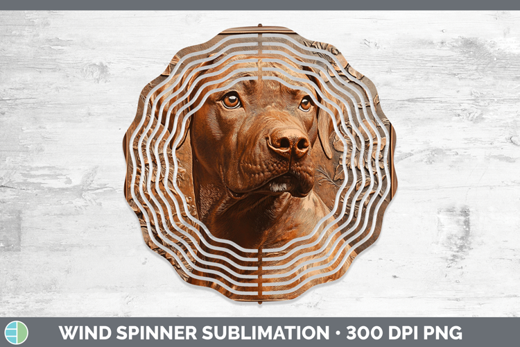Dogs 05 Copper Relief Podenu Canario Wind Spinner Sublimatio