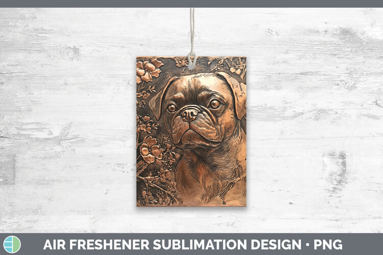 GorgeousDogs 05 Copper Relief Air Freshener design.
