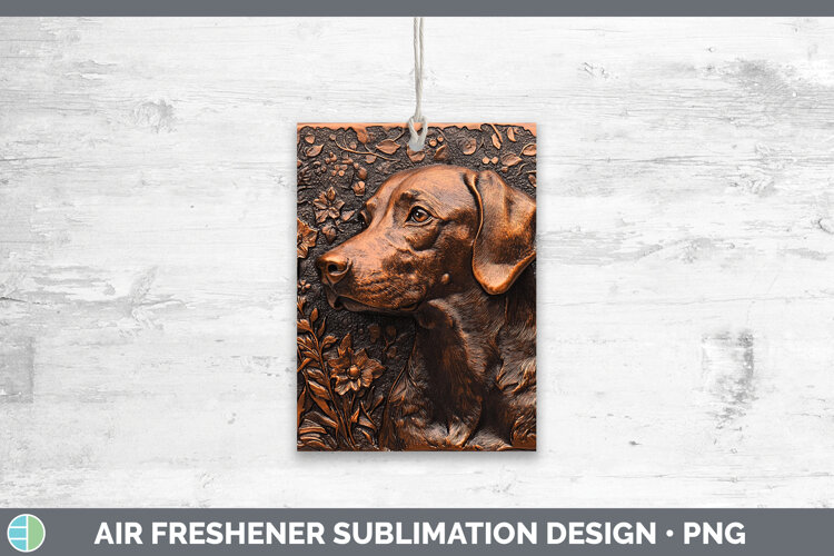 GorgeousDogs 05 Copper Relief Air Freshener design.