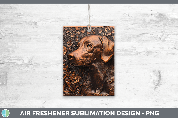 Dogs 05 Copper Relief Warren Hound Air Freshener Sublimation
