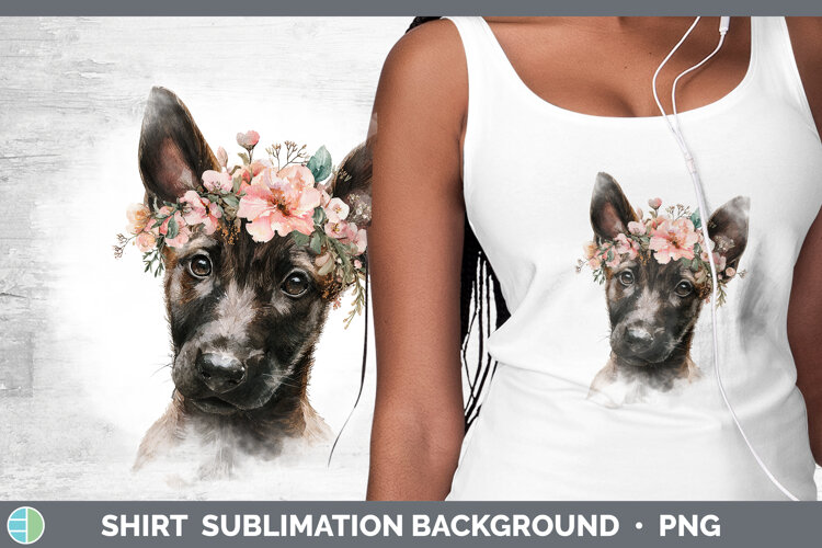 GorgeousDogs 05 Floral Crown Shirt design.