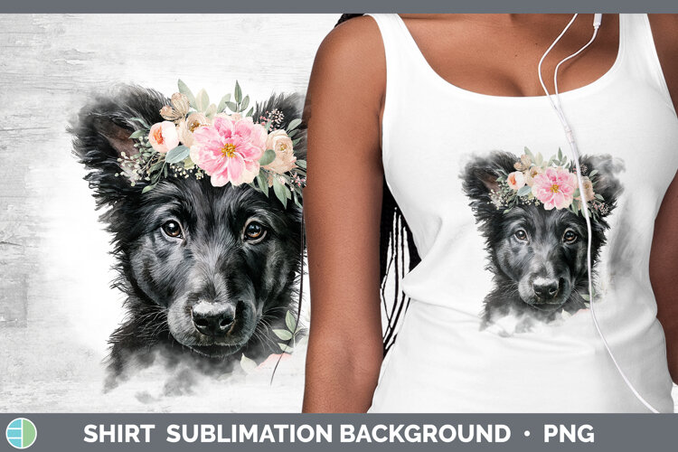 GorgeousDogs 05 Floral Crown Shirt design.