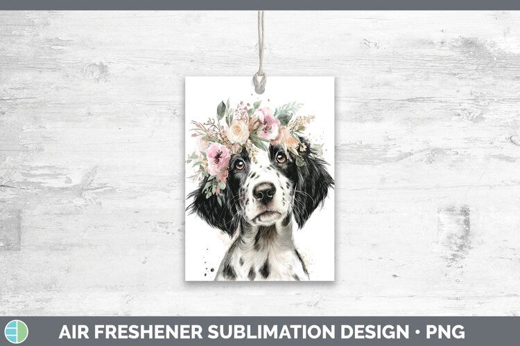 GorgeousDogs 05 Floral Crown Air Freshener design.