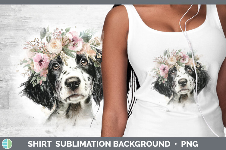 GorgeousDogs 05 Floral Crown Shirt design.