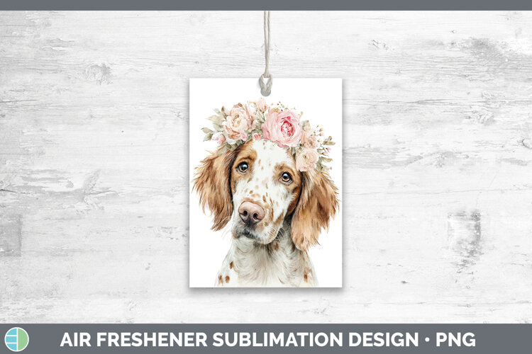GorgeousDogs 05 Floral Crown Air Freshener design.