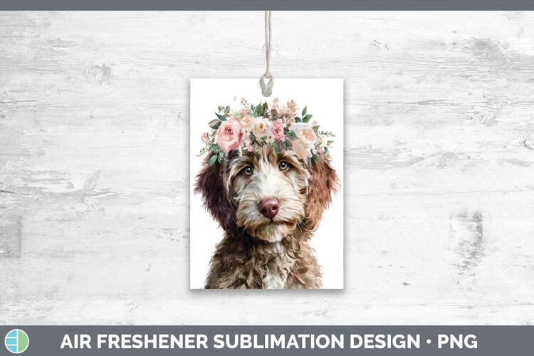 GorgeousDogs 05 Floral Crown Air Freshener design.