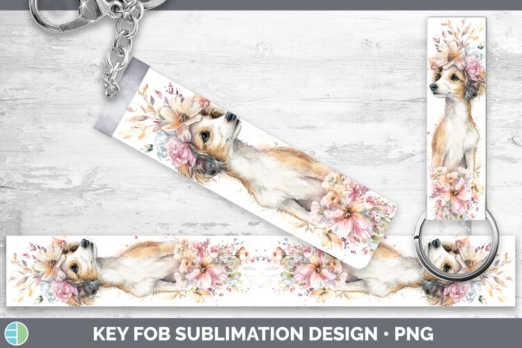 GorgeousDogs 05 Floral Crown Key Fob design.