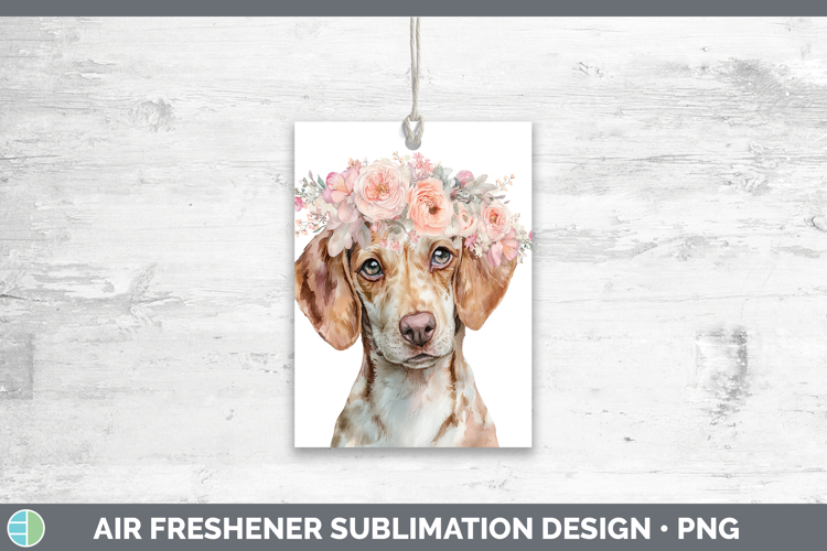 Warren Hound Dogs 05 Floral Crown Air Freshener Sublimation