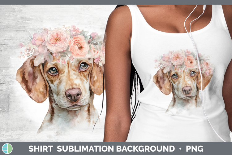 Warren Hound Dogs 05 Floral Crown Shirt Sublimation Design