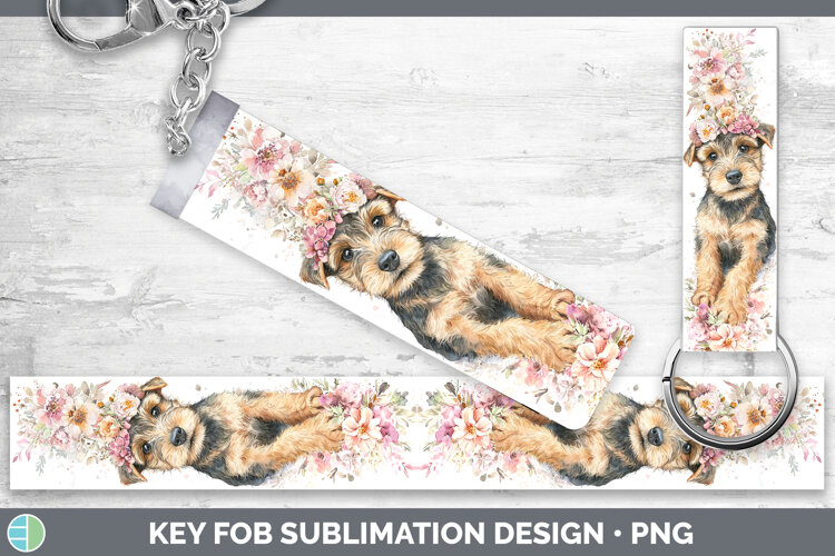 GorgeousDogs 05 Floral Crown Key Fob design.