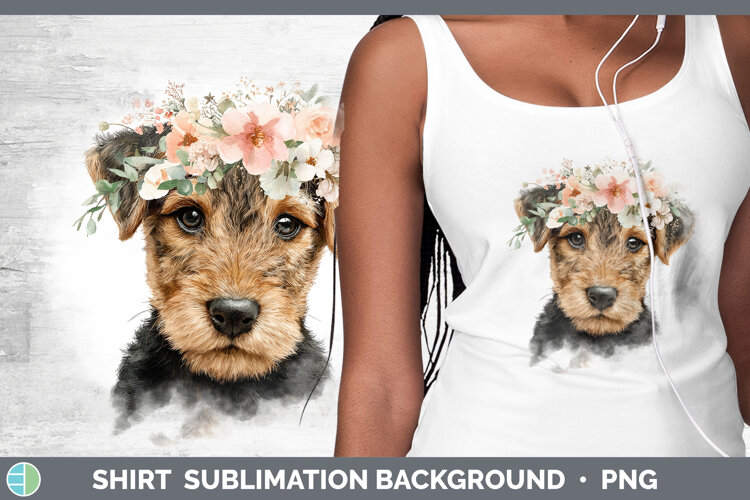 GorgeousDogs 05 Floral Crown Shirt design.