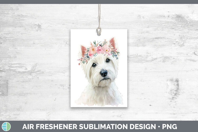GorgeousDogs 05 Floral Crown Air Freshener design.