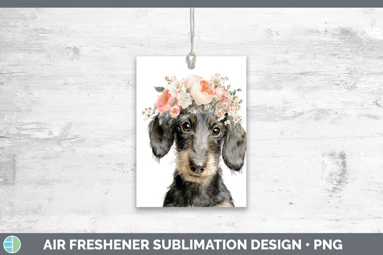 GorgeousDogs 05 Floral Crown Air Freshener design.