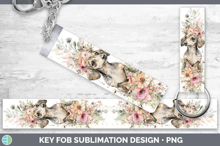 GorgeousDogs 05 Floral Crown Key Fob design.