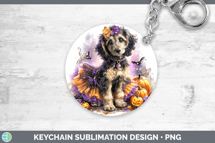 GorgeousDogs 05 Halloween Keychain design.