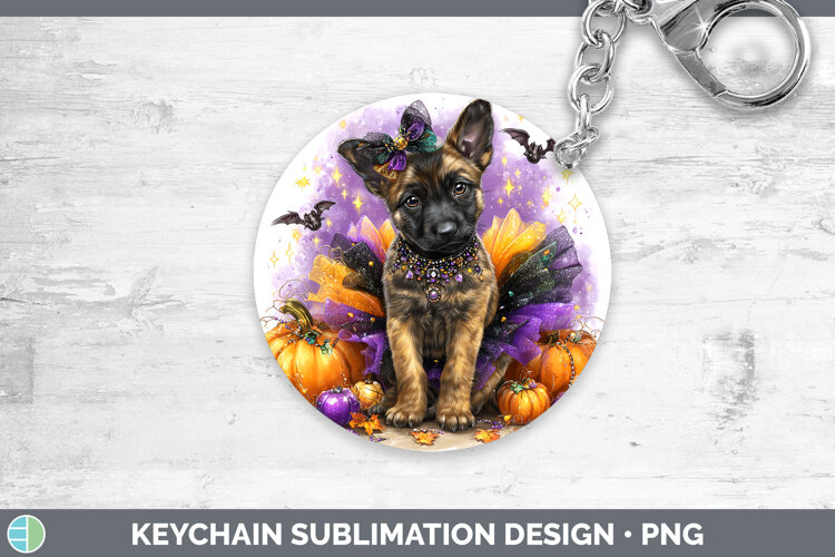 GorgeousDogs 05 Halloween Keychain design.