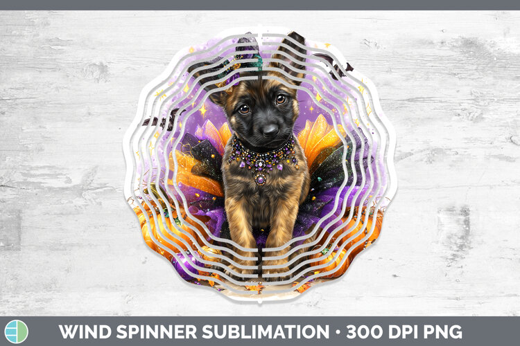 GorgeousDogs 05 Halloween Wind Spinner design.