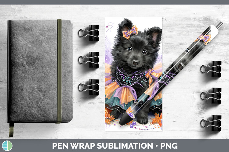 GorgeousDogs 05 Halloween Pen Wrap design.