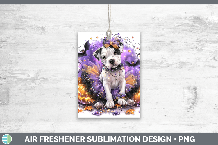 Dogs 05 Halloween Dogo Argentino Air Freshener Sublimation C