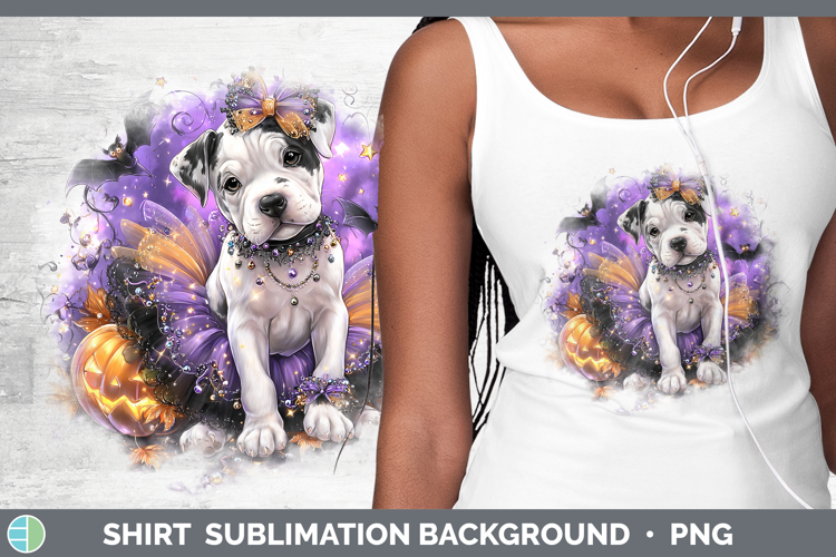 Dogs 05 Halloween Dogo Argentino Shirt Sublimation Backgroun