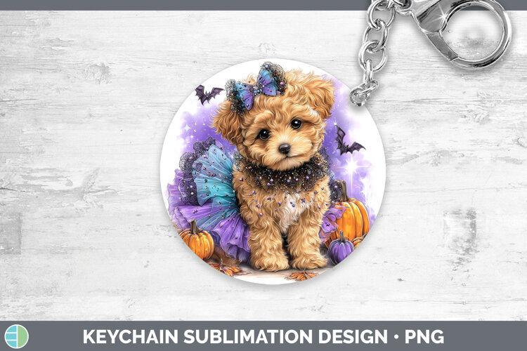 GorgeousDogs 05 Halloween Keychain design.