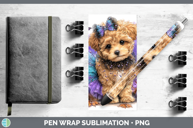 Dogs 05 Halloween Double Doodle Pen Wrap Sublimation Pen Des
