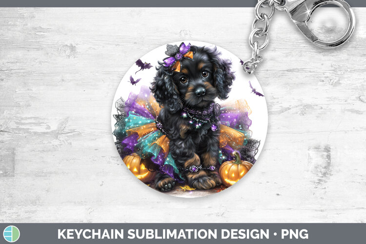 GorgeousDogs 05 Halloween Keychain design.