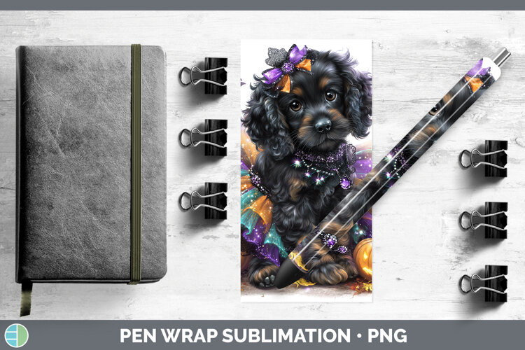 GorgeousDogs 05 Halloween Pen Wrap design.