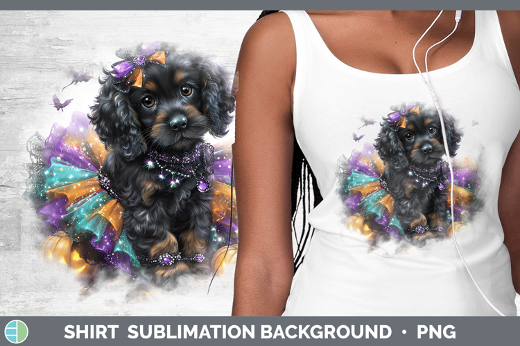 Dogs 05 Halloween English Cocker Spaniel Shirt Sublimation B