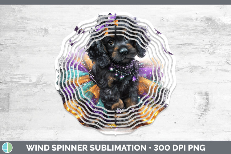 GorgeousDogs 05 Halloween Wind Spinner design.