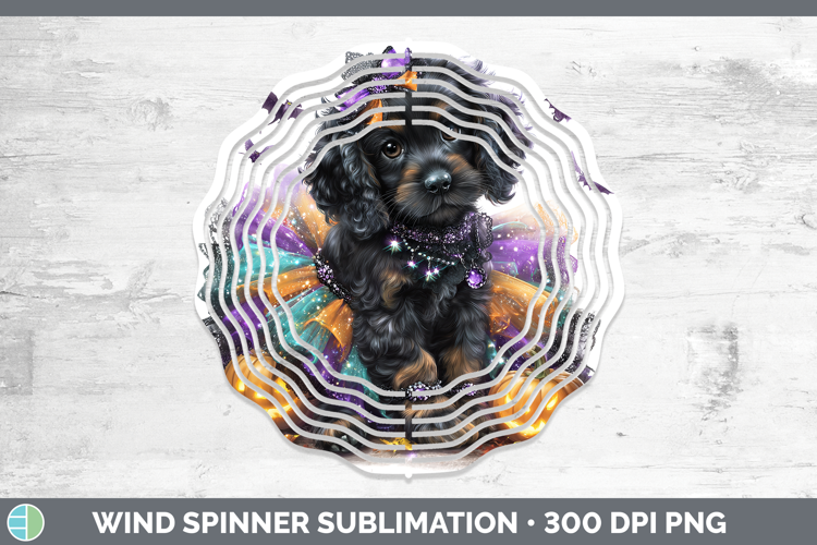 Dogs 05 Halloween English Cocker Spaniel Wind Spinner Sublim