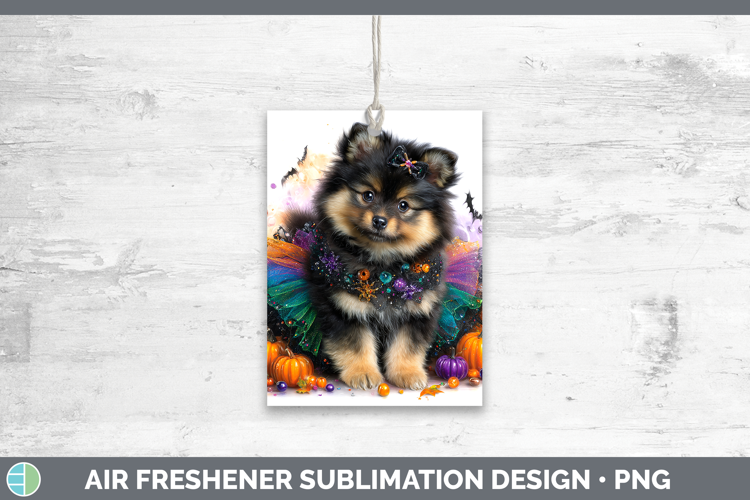 Dogs 05 Halloween Finnish Lapphund Air Freshener Sublimation