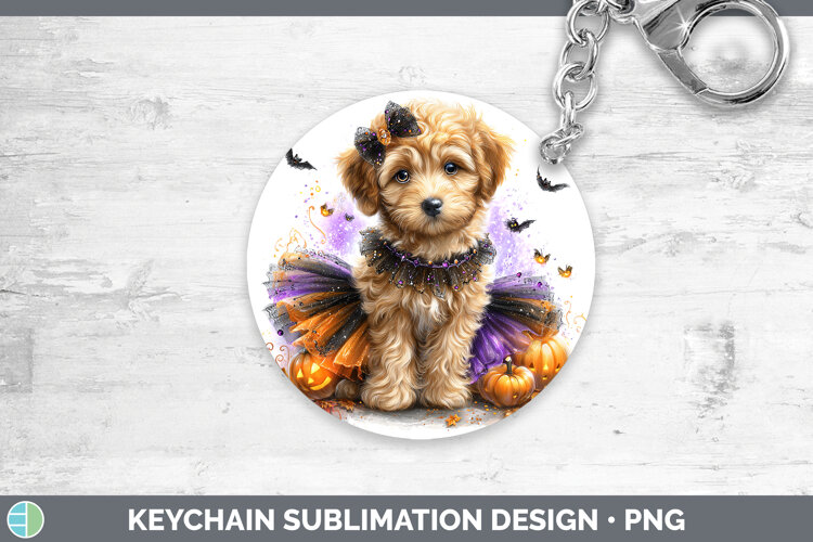 GorgeousDogs 05 Halloween Keychain design.