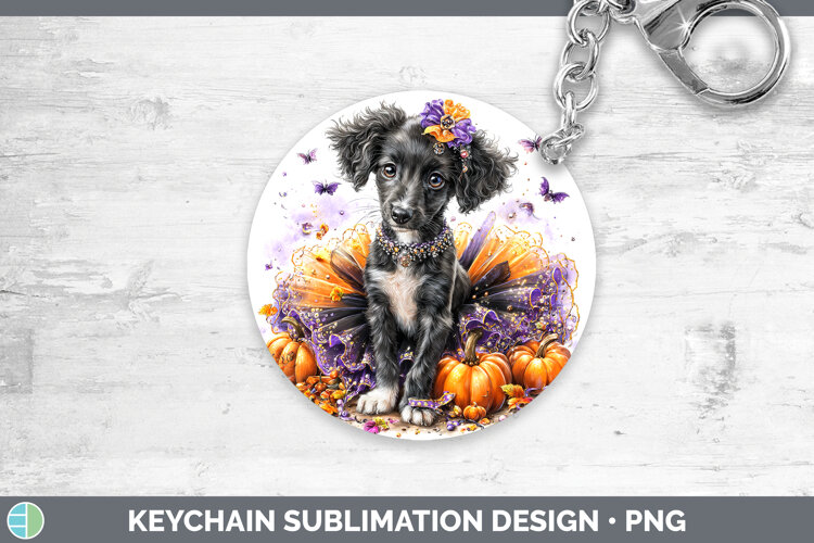 GorgeousDogs 05 Halloween Keychain design.
