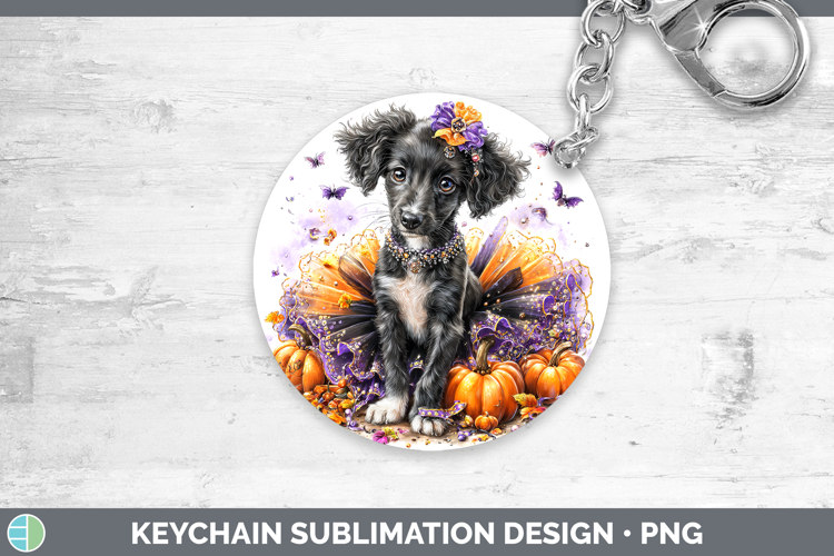 Dogs 05 Halloween Saluki Keychain Sublimation Keyring Design