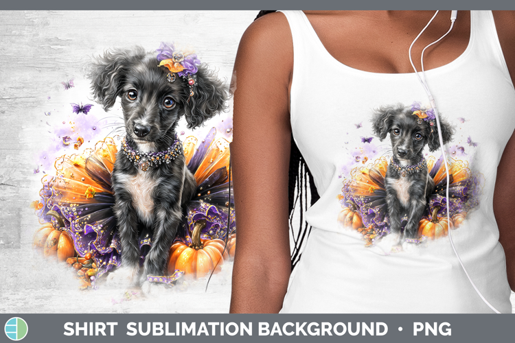 Dogs 05 Halloween Saluki Shirt Sublimation Background Design