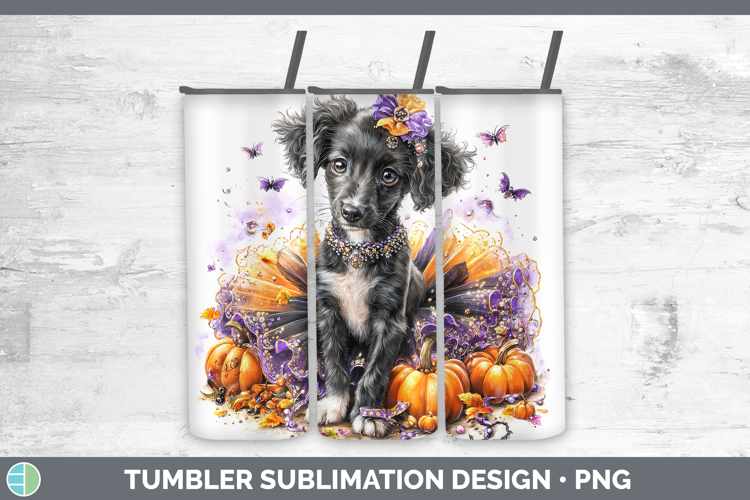 Dogs 05 Halloween Saluki Tumbler Sublimation 20 oz Skinny Tu