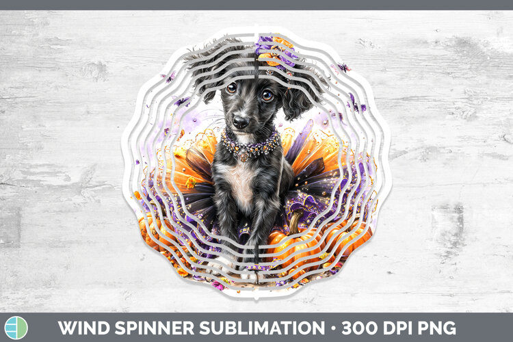 GorgeousDogs 05 Halloween Wind Spinner design.