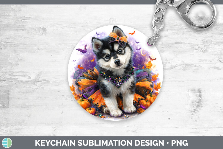 GorgeousDogs 05 Halloween Keychain design.