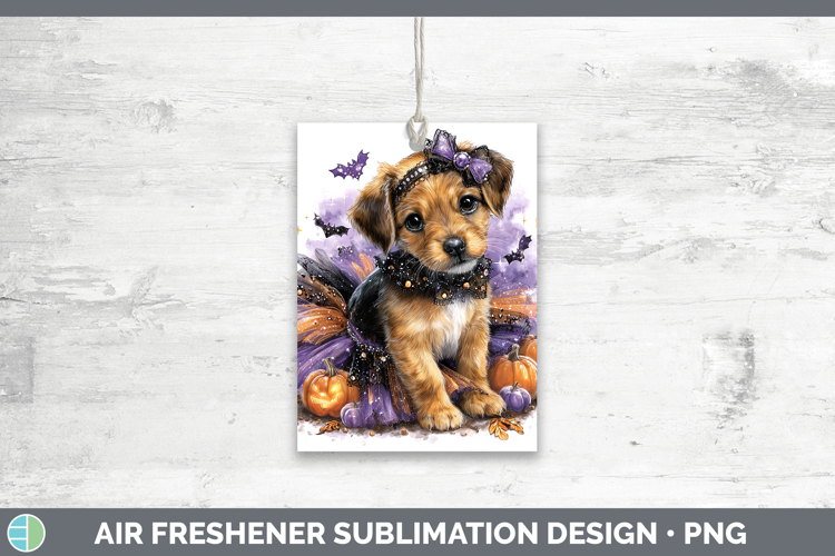 Dogs 05 Halloween Warren Hound Air Freshener Sublimation Car