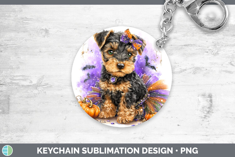 GorgeousDogs 05 Halloween Keychain design.