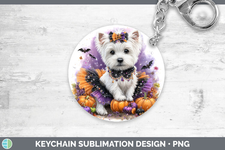 GorgeousDogs 05 Halloween Keychain design.