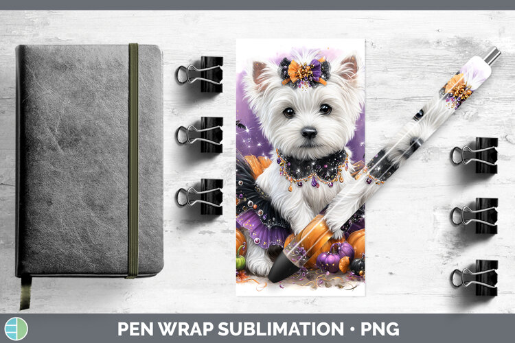 GorgeousDogs 05 Halloween Pen Wrap design.