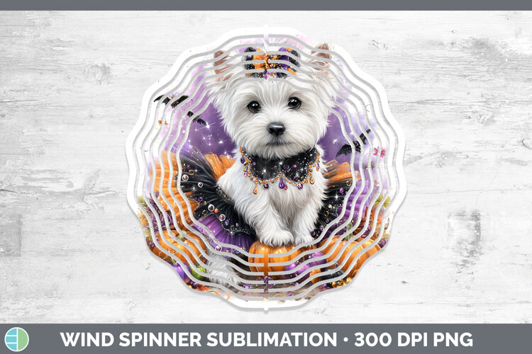 GorgeousDogs 05 Halloween Wind Spinner design.