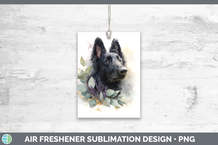 Belgian Sheepdog Dogs 05 Lavender and Eucalyptus Air Freshen